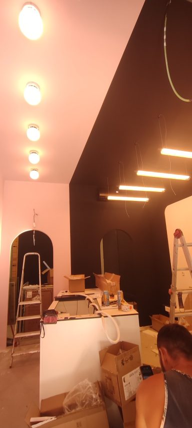 trabajos bajo proiecto iluminacion diseño